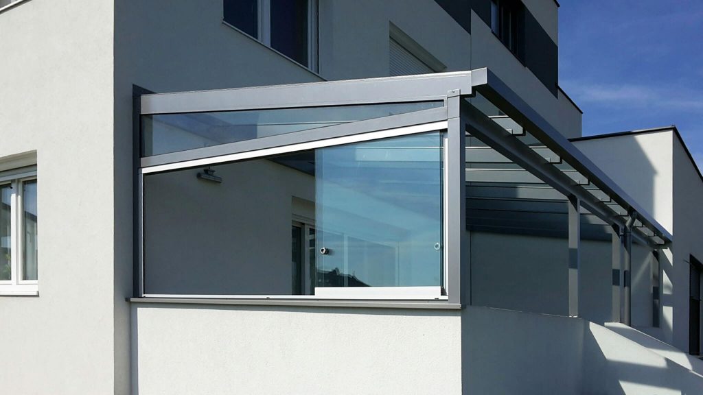 Terrassendach Glas Alu Himberg